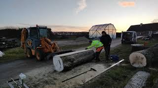 Chainsawmill Panther 80" + Stihl MS 881 + Linden 80 cm