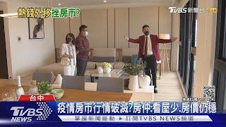 疫情房市行情破滅?房仲:看屋少.房價仍穩｜TVBS新聞