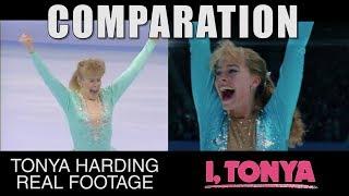 Side by Side Comparation of Tonya Harding & I, Tonya Movie