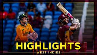 Hope Smashes 41 Off 22 | Highlights | West Indies v South Africa | 2nd T20I