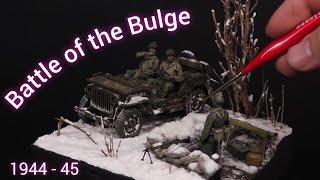 Battle Of The Bulge  - WW2 Diorama 1/35