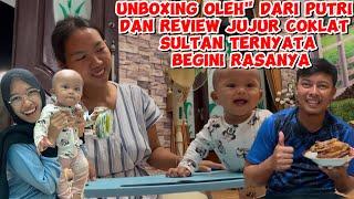 UNBOXING OLEH" DARI JAKARTA DAN REVIEW COKLAT SULTAN VIRAL TERNYATA BEGINI RASANYA