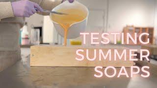 SUMMER PRODUCT TESTING | Milwaukee Small Business | Handmade Soap | Candle Making