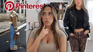 I Recreated FALL Pinterest Outfits | CUTE & COZY Outfit Ideas!