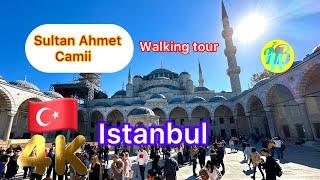 Sultan ahmet camii / istanbul / November 2024| Walking Tour/4K 60fps HDR