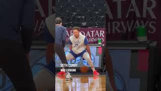 Seth Curry was looking like Steph Curry during his pregame workout! #shorts