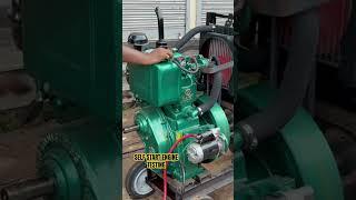 12 HP BHARAT JYOTI SELF START ENGINE TESTING FOR OUR YOUTUBE CUSTOMERS 