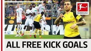 Free-Kick King Paco Alcacer - Wonder Goal with Crazy Trajectory - All his Dortmund Free-Kick Goals