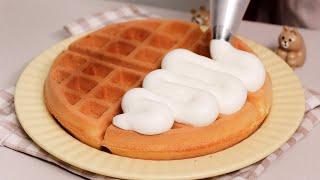 Make a crispy and perfect waffle like this!