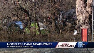 Waukesha neighbors concerned about homeless encampment growing