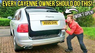 Replacing The Tailgate Struts On My Porsche Cayenne!