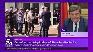 Tal Hanan, israelianul care se află în centrul scandalului Geoană-Lasconi: Nu discut despre clienți