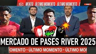 ¡Ultimo Momento! Estos son LOS NUEVOS REFUERZOS q RIVER PLATE esta CERRANDO | Mercado de Pases River