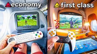 I Tried "Gaming" In EVERY Airplane Seat