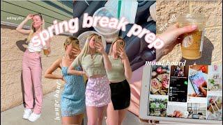 SPRING BREAK PREP VLOG: huge princess polly haul, spring vision board, new coffee! | Isabella LoRe