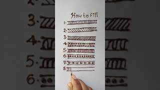 Mehandi art️How to fill in between lines.To be continued