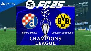 FC 25 Dinamo Zagreb vs Borussia Dortmund | Champions League 2024/25 | PS5