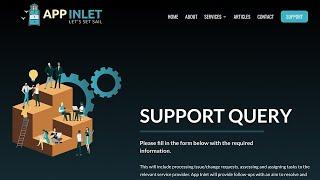 How To Use the App Inlet Support Portal