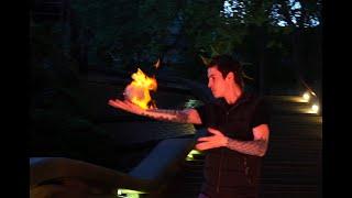 Caravan of Curiosities: Fire Contact Juggling