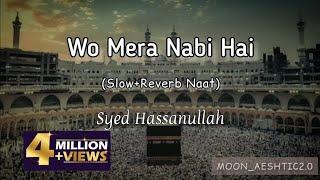 Wo Mera Nabi Hai (Slow+Reverb Naat) || Syed Hassanullah || Moon_Aeshtic2.0