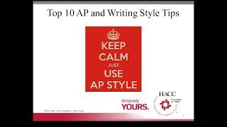 Mastering AP Style