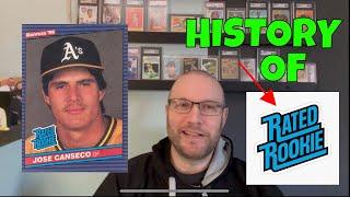 The history of Donruss Rated Rookie baseball cards! Fun facts, iconic cards.