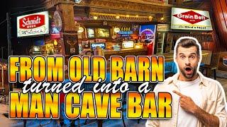 Man Cave Barn Conversion Walk Through | Fully Loaded Bar!