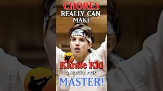 The Karate Kid is the Master… of Chores! #shorts