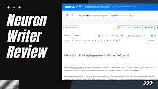 Neuronwriter Review - Lifetime Deal