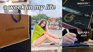 VLOG | Work Day, Louis Vuitton Bag Unboxing, MLBB Package & Luna's Day Out | Andrea Angeles