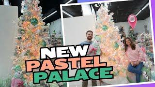 Decorating a Christmas Tree in Our "Pastel Palace" theme for 2024