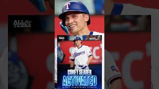 Corey Seager Returns for the Texas Rangers