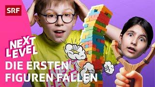 S2 1/5  SRF Kids – Next Level: Die Spiele beginnen – Wer bleibt standhaft? | Gameshow für Kinder