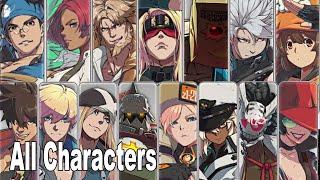 Guilty Gear Strive - All Characters Trailers Initial Roster [HD 1080P]