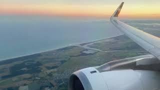 Views you will never see: Air New Zealand Take-off Sunset Cruise from Christchurch Airport.