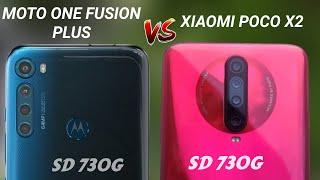 POCO X2 Vs Moto One Fusion Plus - 730G 