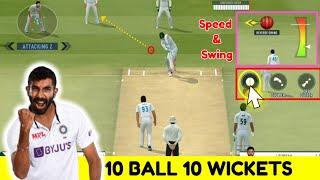 Bowling tips in real cricket 24 Test match