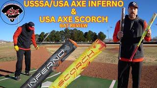 Hitting with the 2024 USA Axe Scorch & Dual Stamp Axe Inferno | USSSA/ASA Slowpitch Bat Review