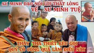 SƯ MINH ĐẠO NÓI LỜI THẬT LÒNG VỀ SƯ MINH TUỆ | THẦY THA THIẾT KÊU GỌI QUÝ CÔ CÔNG QUẢ LÀM ĐIỀU NÀY