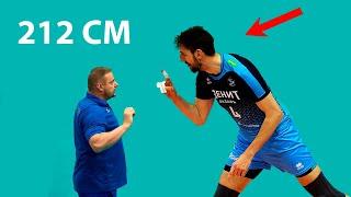 Meet This 212cm Tall Volleyball Giant | Artem Volvich | One of the Tallest Players in the World !!!