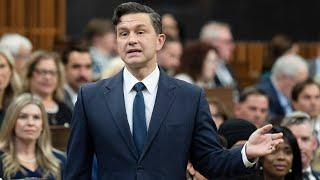 CAUGHT ON CAMERA: Poilievre gives non-confidence speech