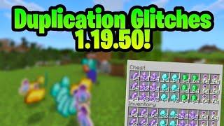 Minecraft All Working Duplication Glitches 1.19.50 Tutorial (Minecraft Duplication Glitches)