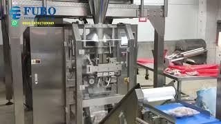 Fish balls counter packaging machine | meat ball pouch packing machinery