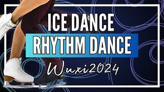 Junior Ice Dance Rhythm Dance | Wuxi 2024 | #JGPFigure