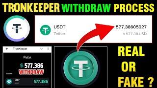 TronKeeper Dollar Withdraw | TronKeeper Mining Bot | TronKeeper Airdrop Withdrawal