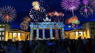 Germany   new year celebration at Brandenburg Gate Berlin 2024 …..