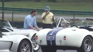 Superformance cobra on the Skid Pad at VIR