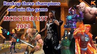 mcoc tier list 2023