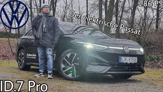 VW's neues Flaggschiff I 2024 VW ID.7 Pro (286 PS) I POV Review I Fahrbericht I Testverbrauch