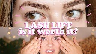 DISNEY PRINCESS LASHES IRL? AVERAGE GIRL TRIES LASH LIFT | LUCY WOOD